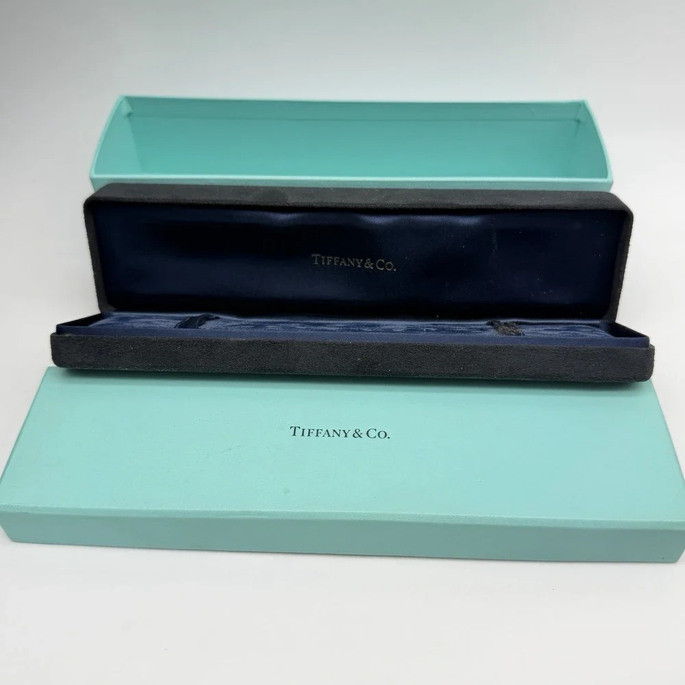 Authentic Vintage Tiffany & Co Bracelet Velvet Case Box 8.5